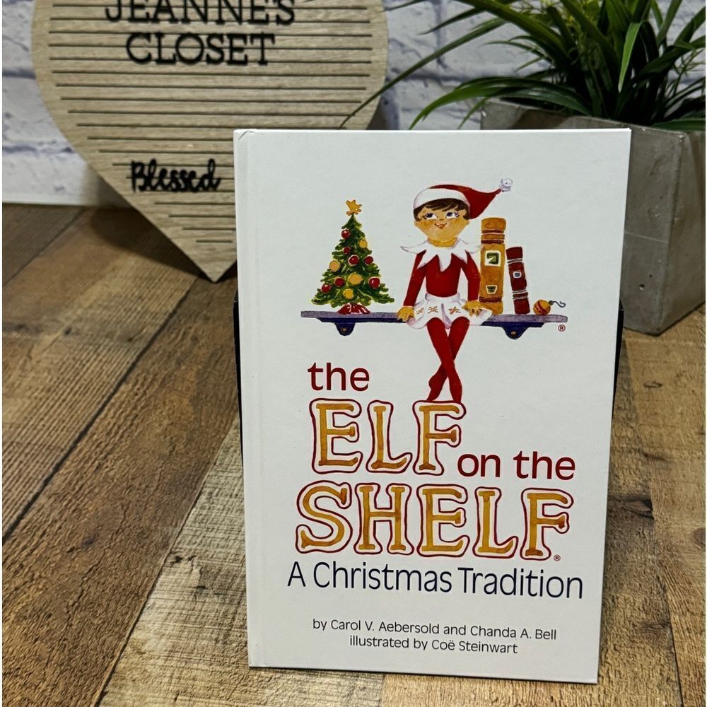 Elf on the Shelf A Christmas Tradition Book ONLY kids Children Hardcover